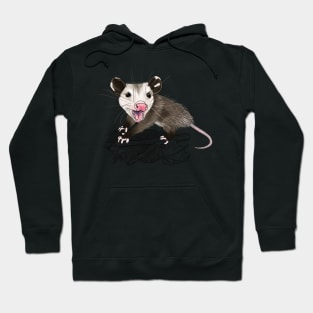 Baby Opossum-white Hoodie